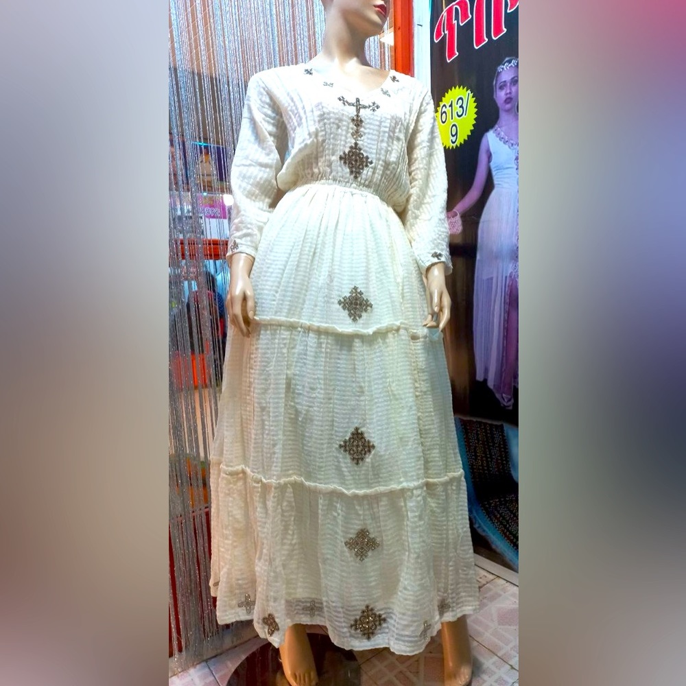 Ethiopian, Eritrean traditional dress.